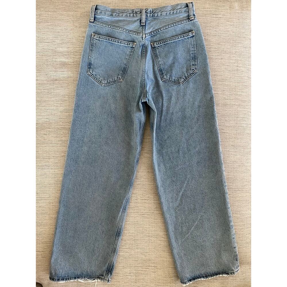 AGOLDE Low Slung Baggy Petite 25 Void Jeans Wide Leg Denim - Picture 4 of 8